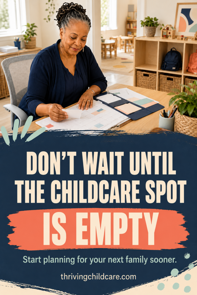 early enrollment childcare program