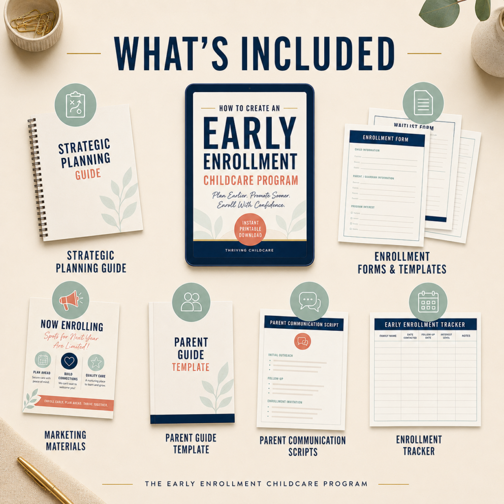 early enrollment childcare program