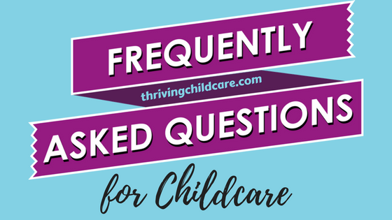 FAQ for Childcare