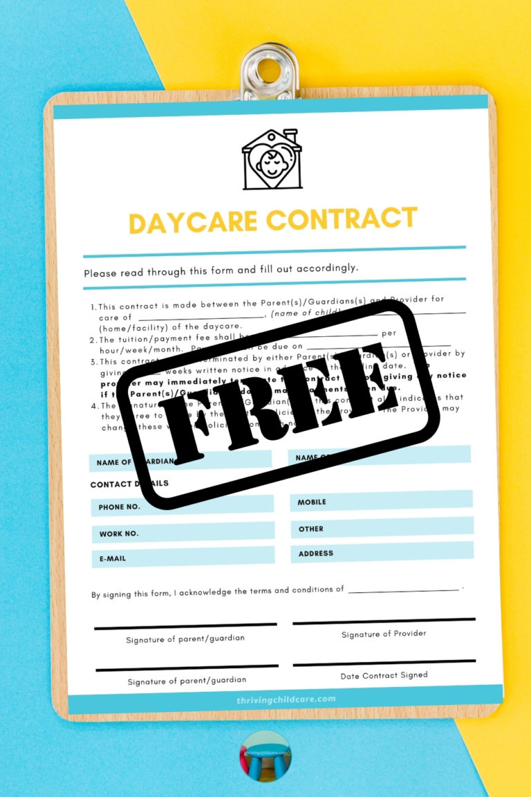 YOUR POLICIES Dropoff & Pickup Policy for Childcare Thriving Childcare