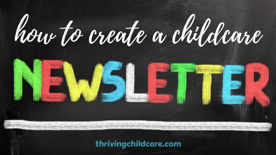 childcare newsletter