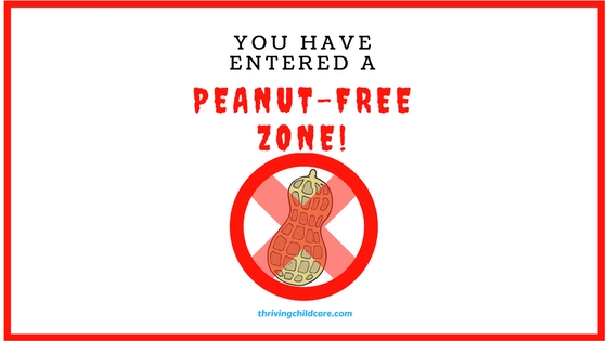 peanut free childcare