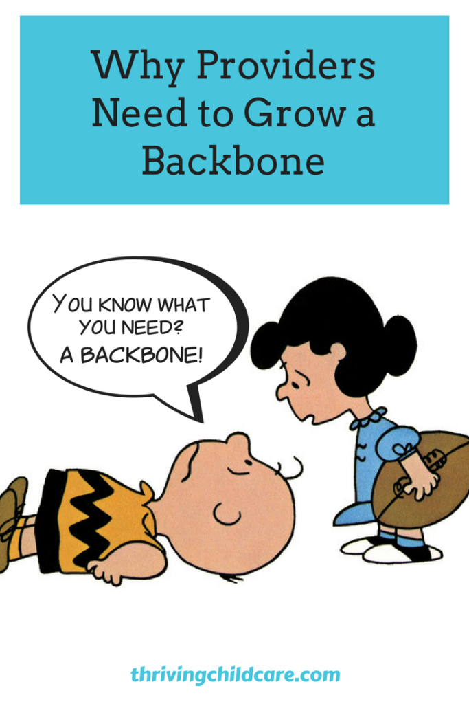 How to grow a backbone