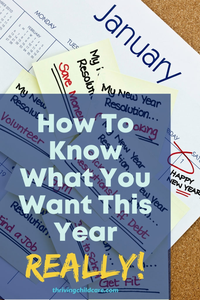 Knowing What You Want This Year