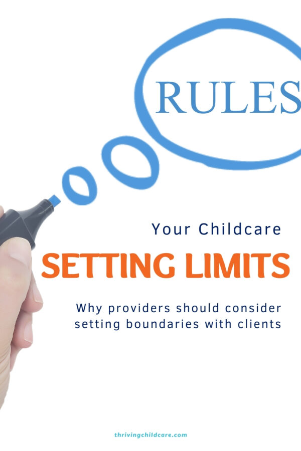 Setting limits For Your Childcare - Thriving Childcare