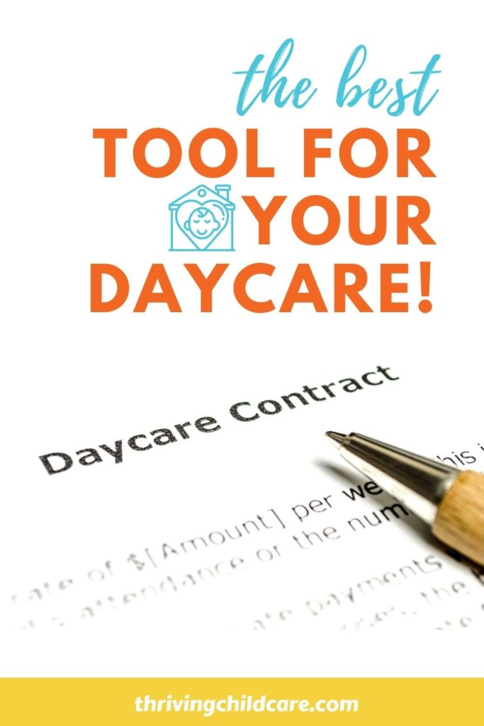 HOW TO WRITE A DAYCARE CONTRACT