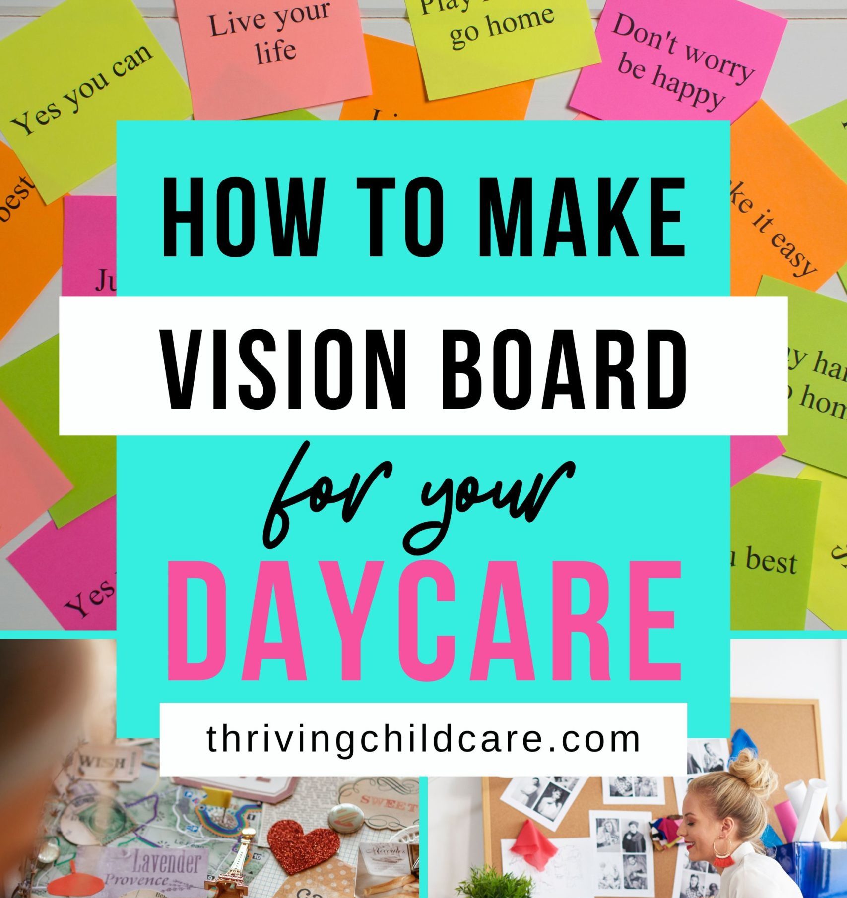 Vision Board for Your Home Daycare