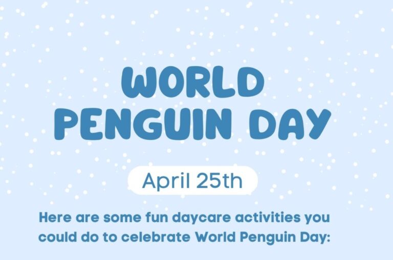 Daycare Activities For World Penguin Day