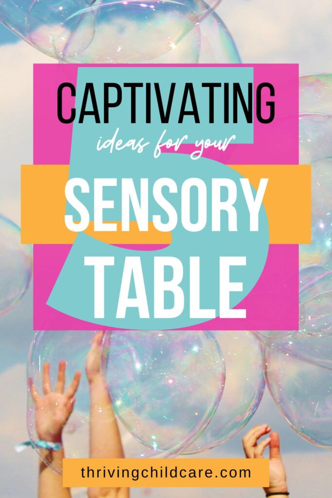 ideas for your sensory table