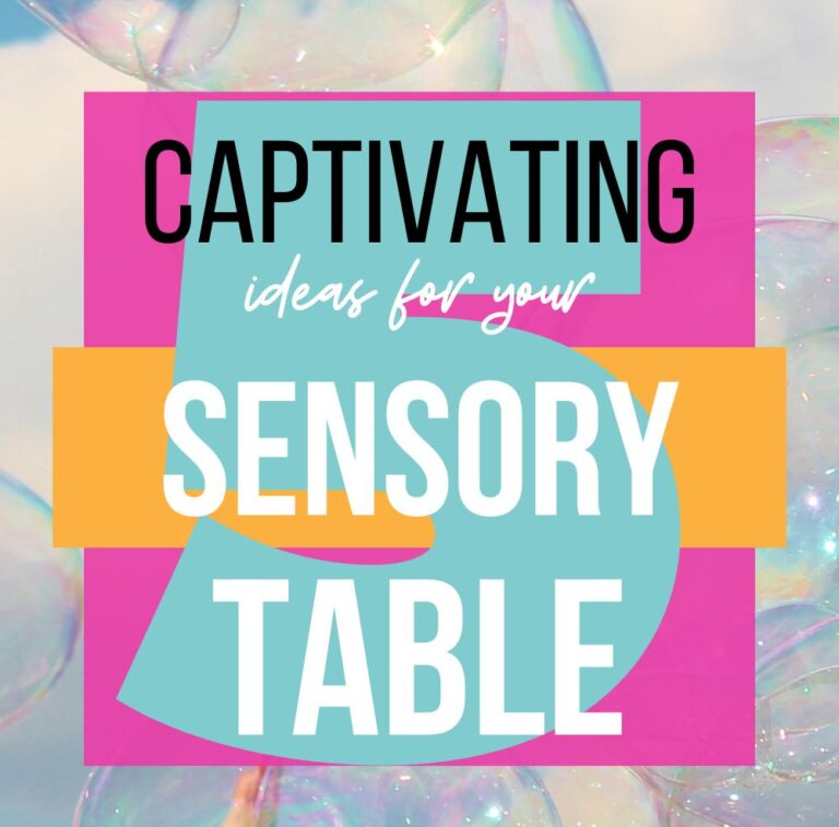 ideas for your sensory table