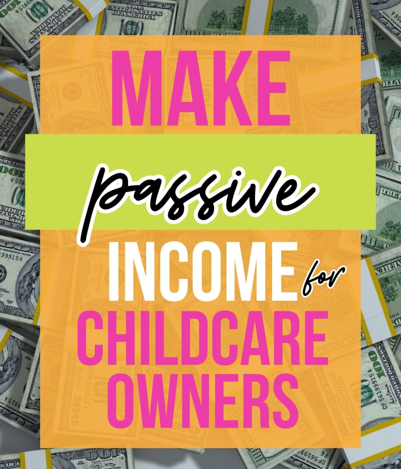 5 Awesome Ways To Make Passive For Daycare Owners Thriving