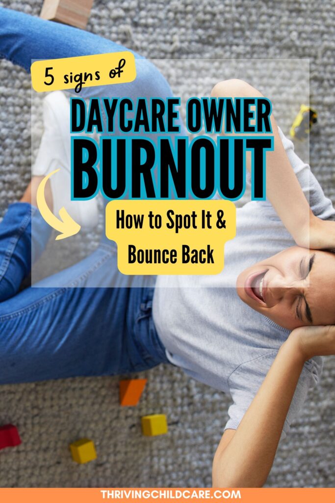 childcare provider burnout