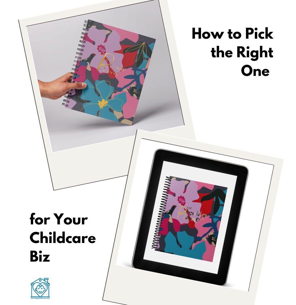 childcare provider planner