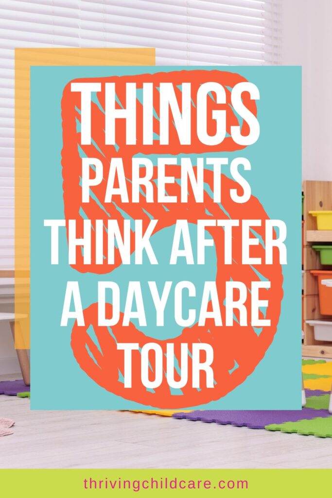 childcare tour tips for providers