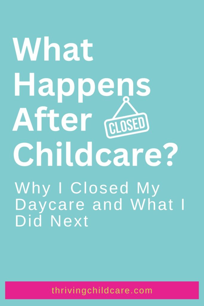 childcare exit strategy