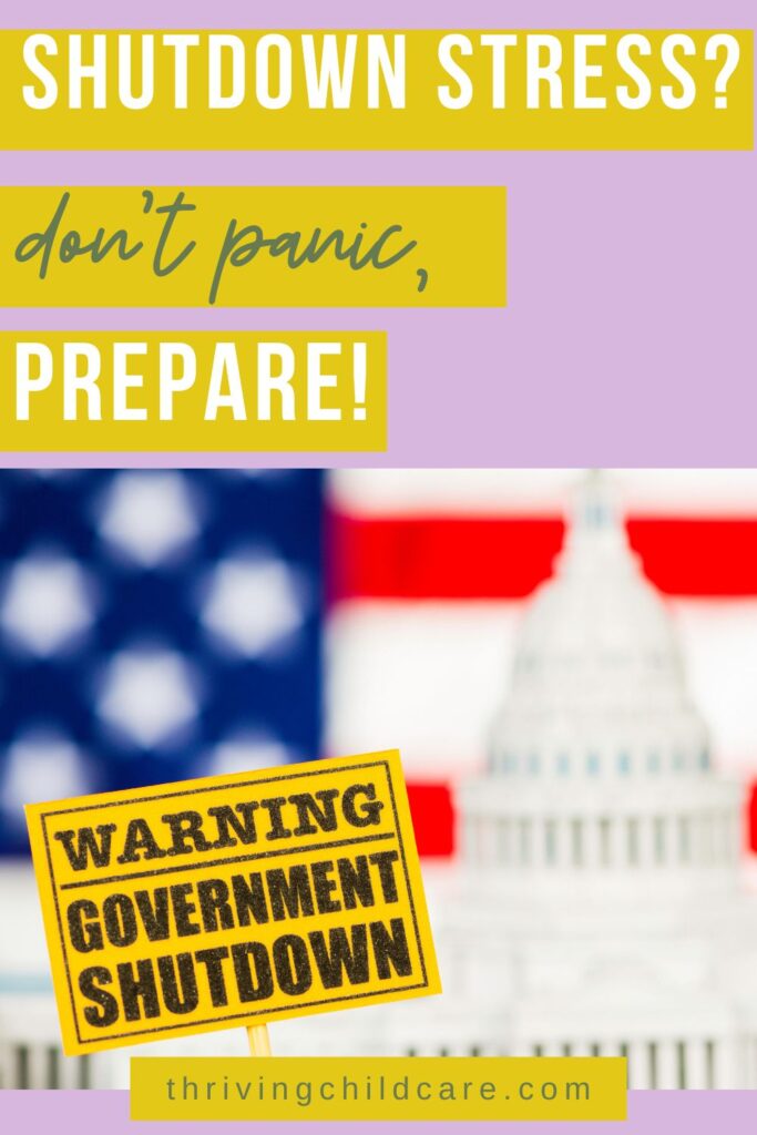 government shutdown childcare impact