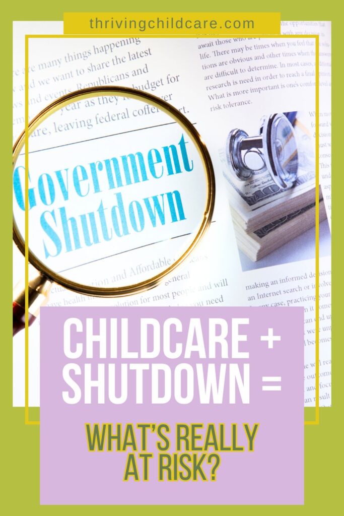 government shutdown childcare impact