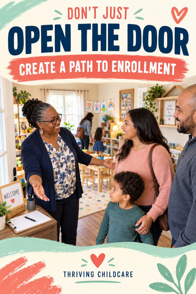 How to host a childcare open house