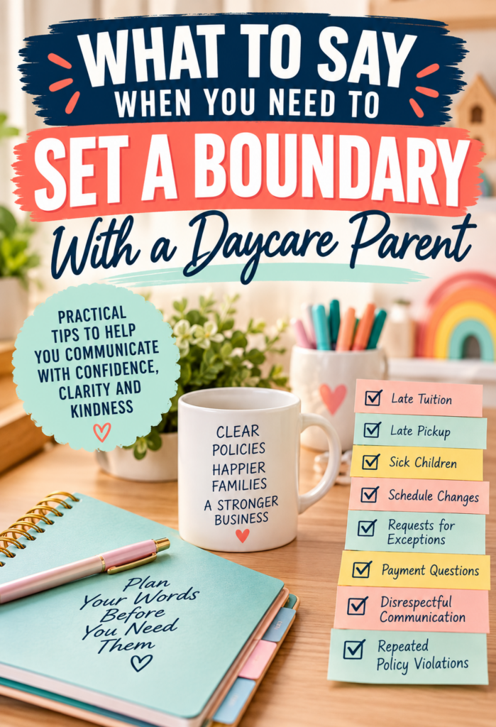 daycare parent boundaries