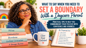 daycare parent boundaries